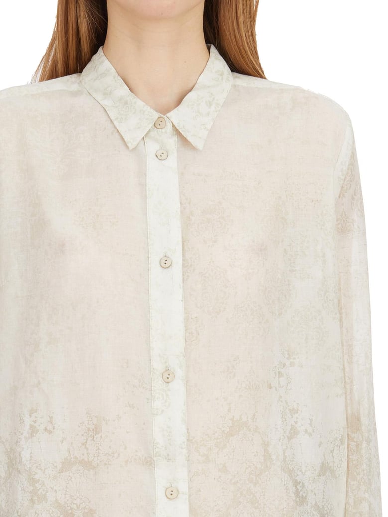 cotton plaster shirt by Selfnex