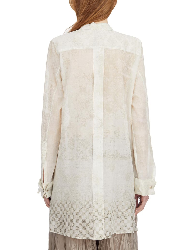 cotton plaster shirt by Selfnex