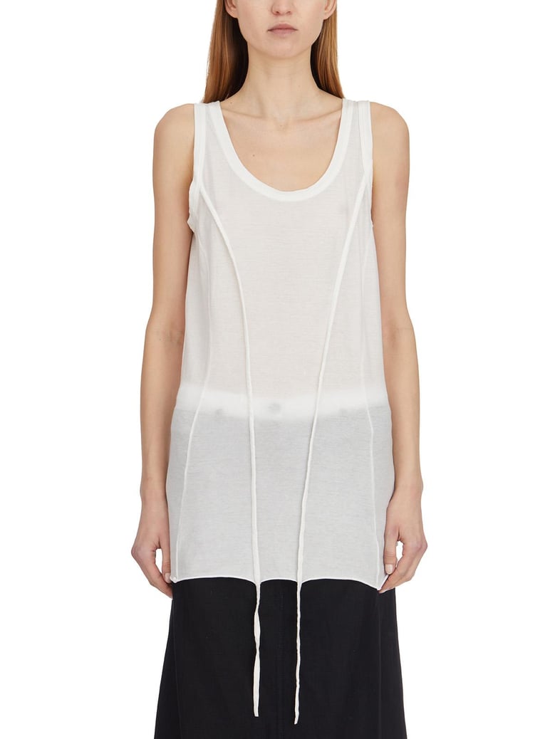 cotton and silk tank top by Selfnex