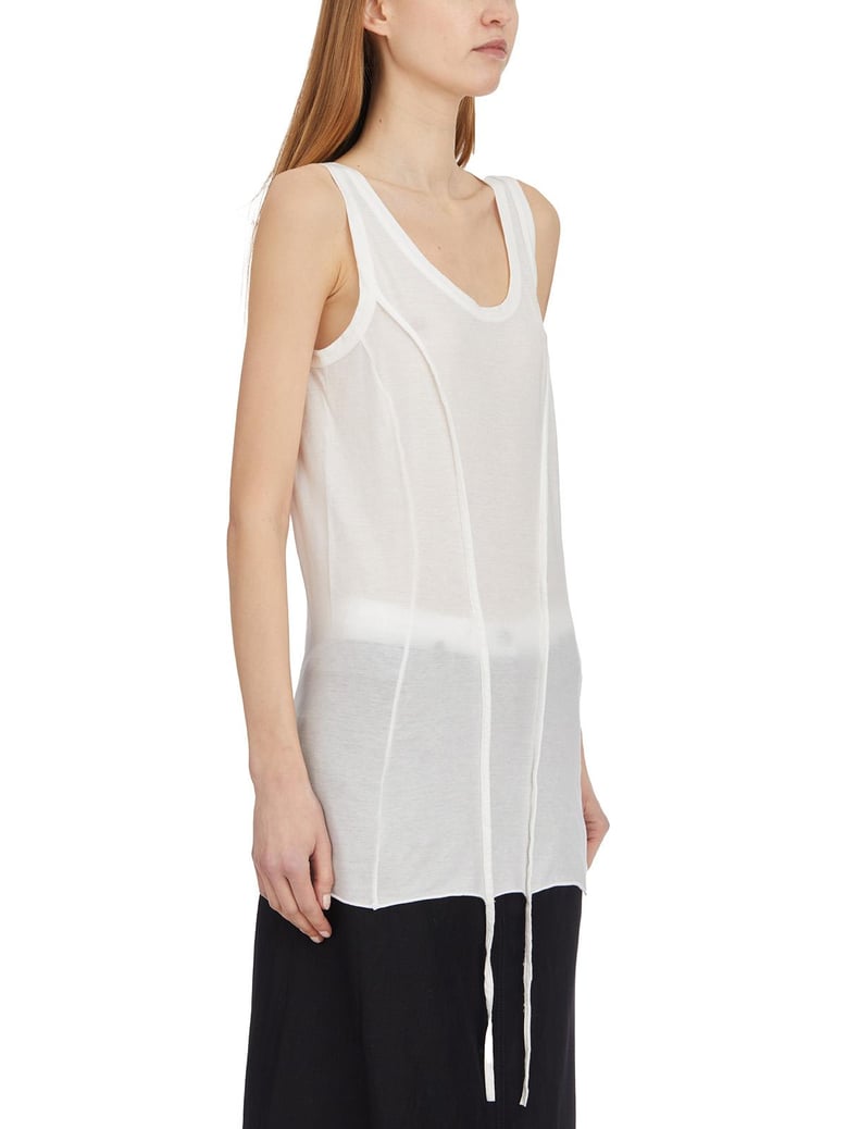 cotton and silk tank top by Selfnex