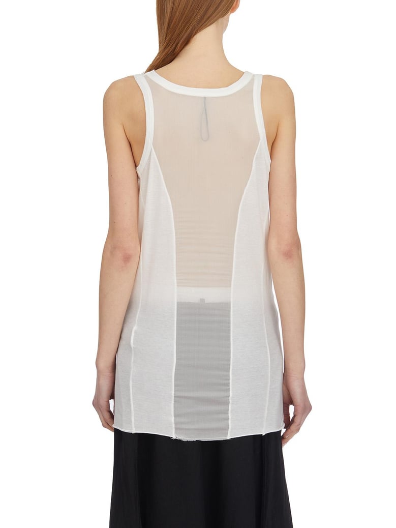 cotton and silk tank top by Selfnex