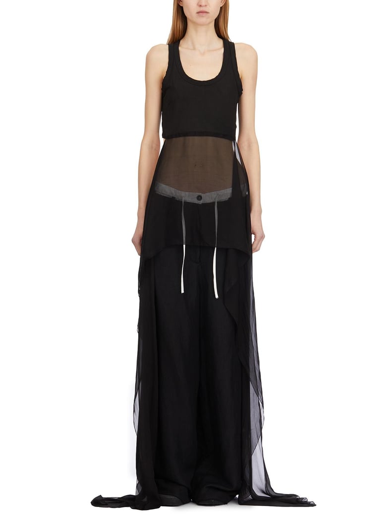 cotton and silk tank top by Selfnex