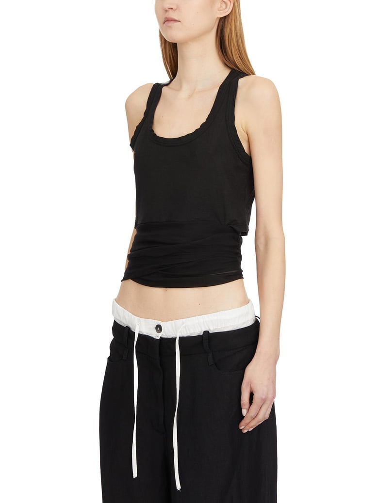 cotton and silk tank top by Selfnex