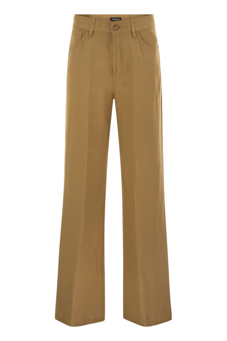 amber - five-pocket wide-leg trousers by Selfnex