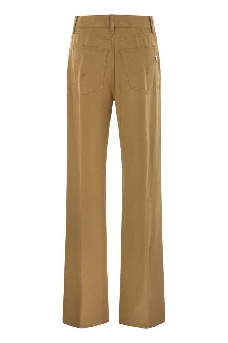 amber - five-pocket wide-leg trousers by Selfnex