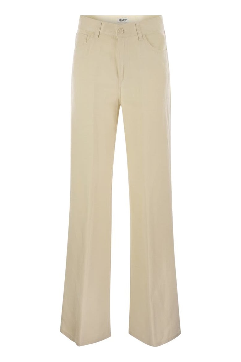 amber - five-pocket wide-leg trousers by Selfnex