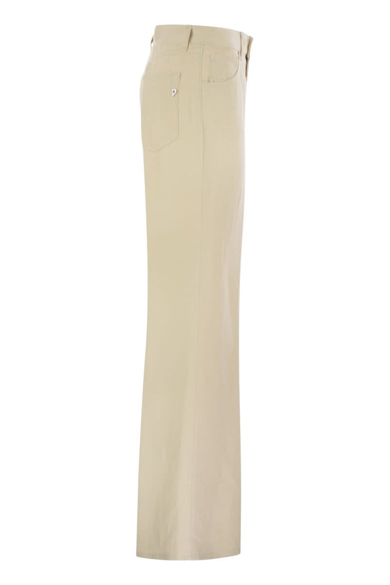 amber - five-pocket wide-leg trousers by Selfnex
