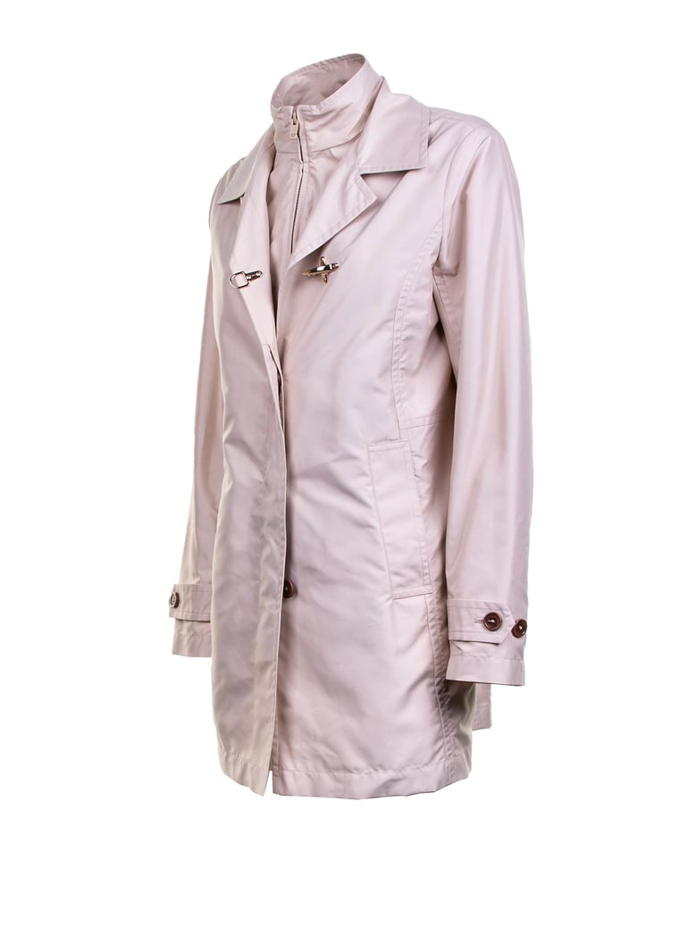 trench in technical poplin with water-repellent treatment by Selfnex