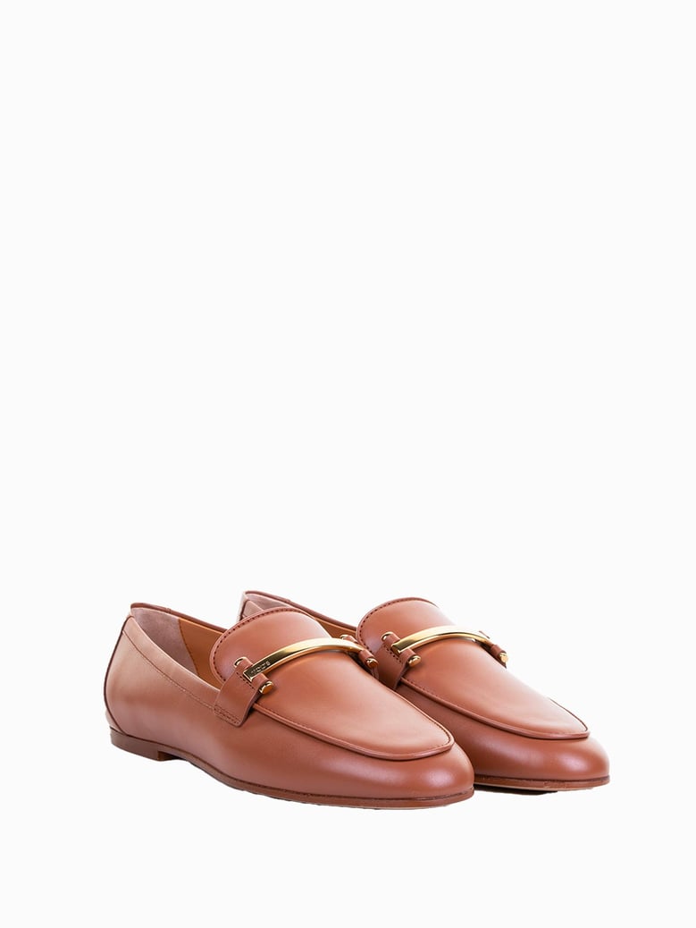 moccasin in calfskin with leather sole by Selfnex