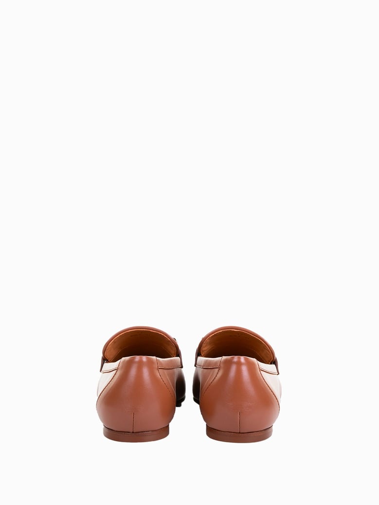 moccasin in calfskin with leather sole by Selfnex