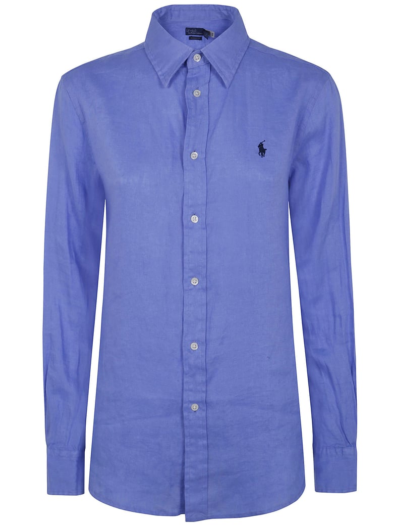 blue logo shirt by Selfnex