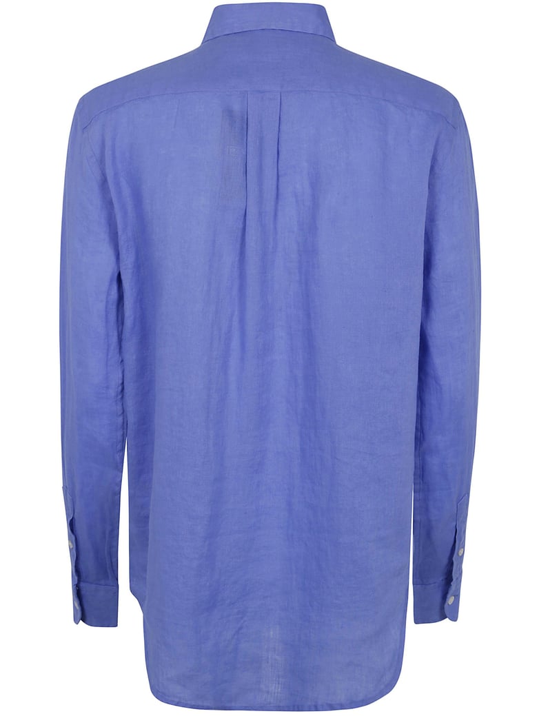 blue logo shirt by Selfnex