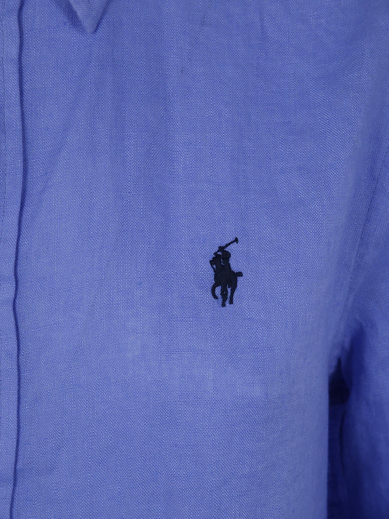 blue logo shirt by Selfnex