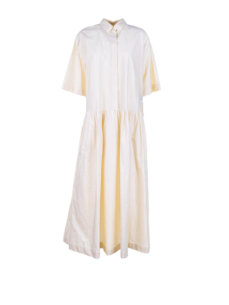 long shirt dress vanilla by Selfnex
