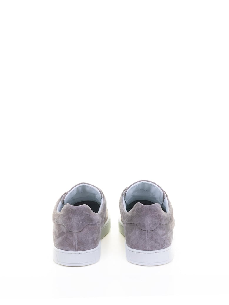 slip on greige suede sneaker by Selfnex
