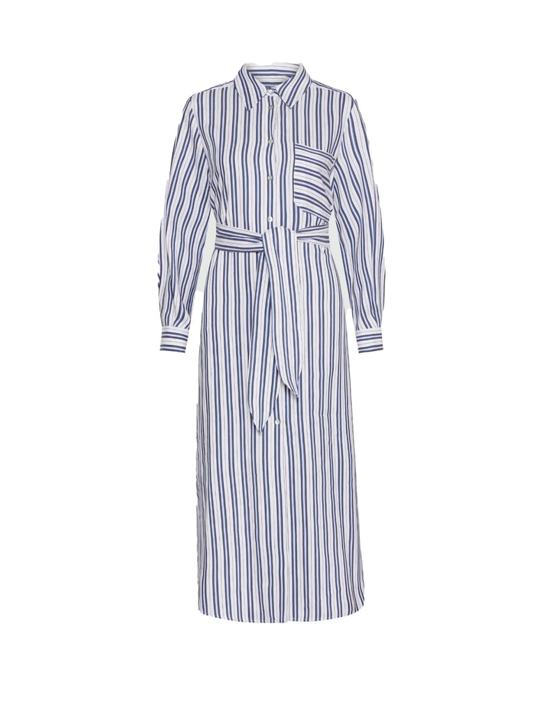 long sleeve striped dress by Selfnex