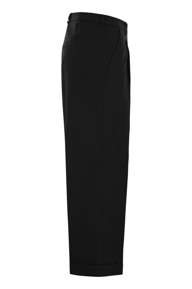 anna - stretch cotton gabardine pants by Selfnex