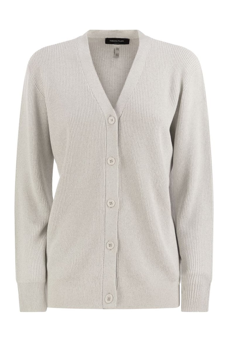 english ribbed cardigan by Selfnex
