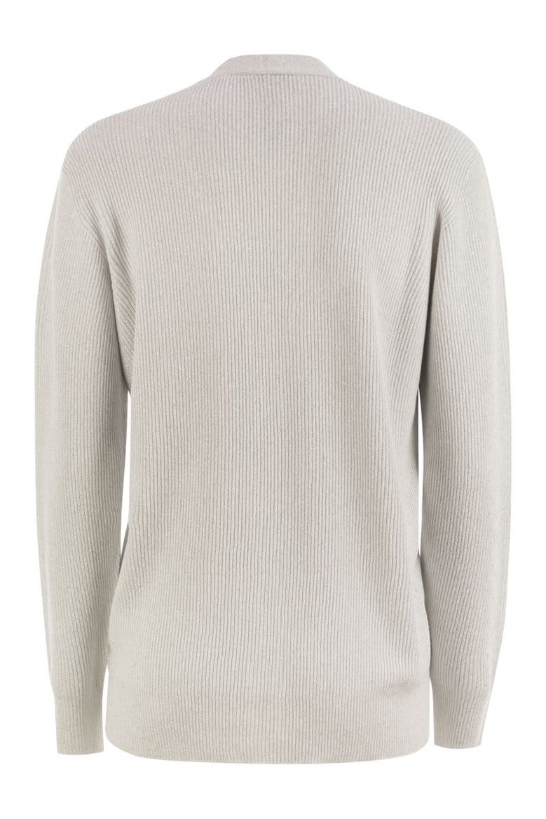 english ribbed cardigan by Selfnex