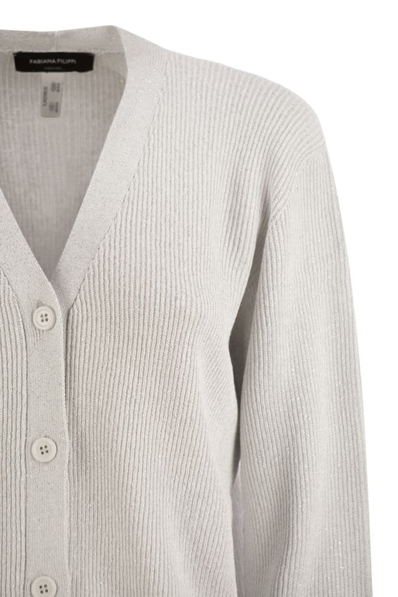 english ribbed cardigan by Selfnex