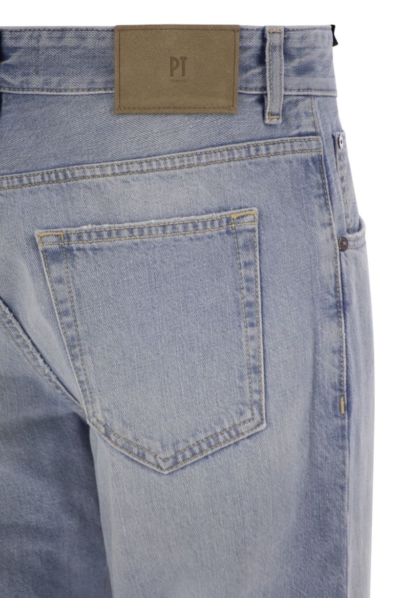 rebel- straight-leg jeans by Selfnex