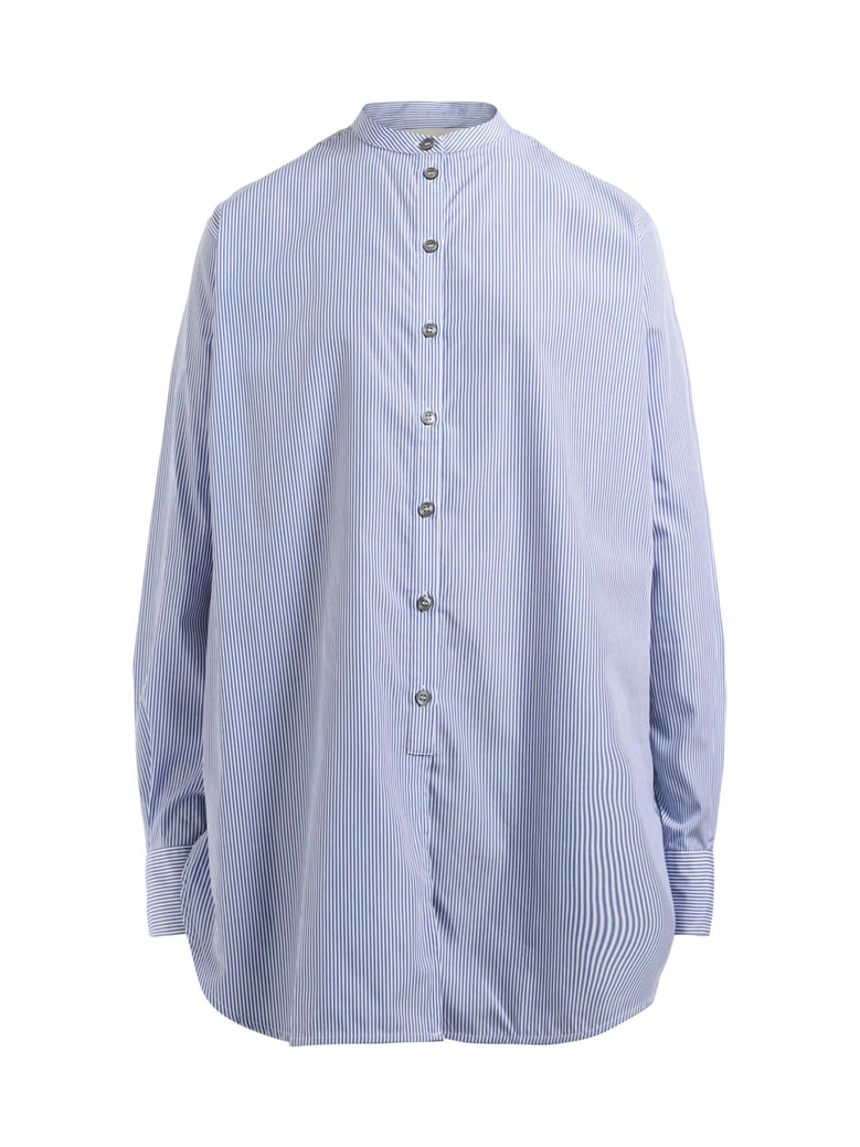 granded collar shirt by Selfnex