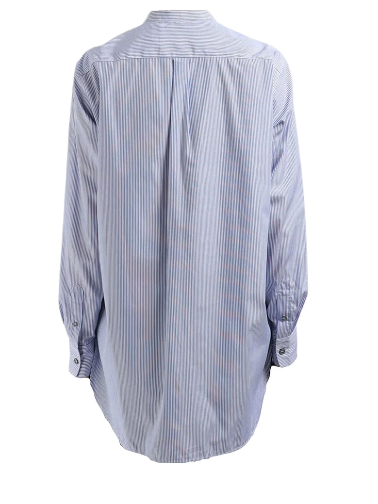 granded collar shirt by Selfnex