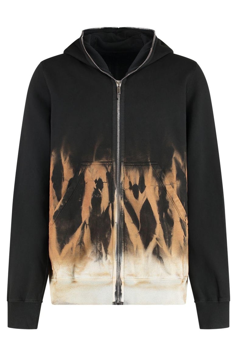 cotton full-zip sweatshirt by Selfnex
