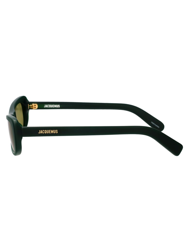 matte green acetate sunglasses by Selfnex