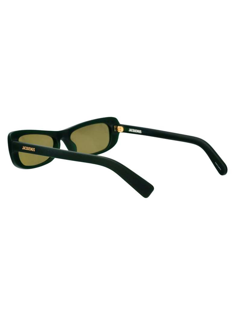 matte green acetate sunglasses by Selfnex