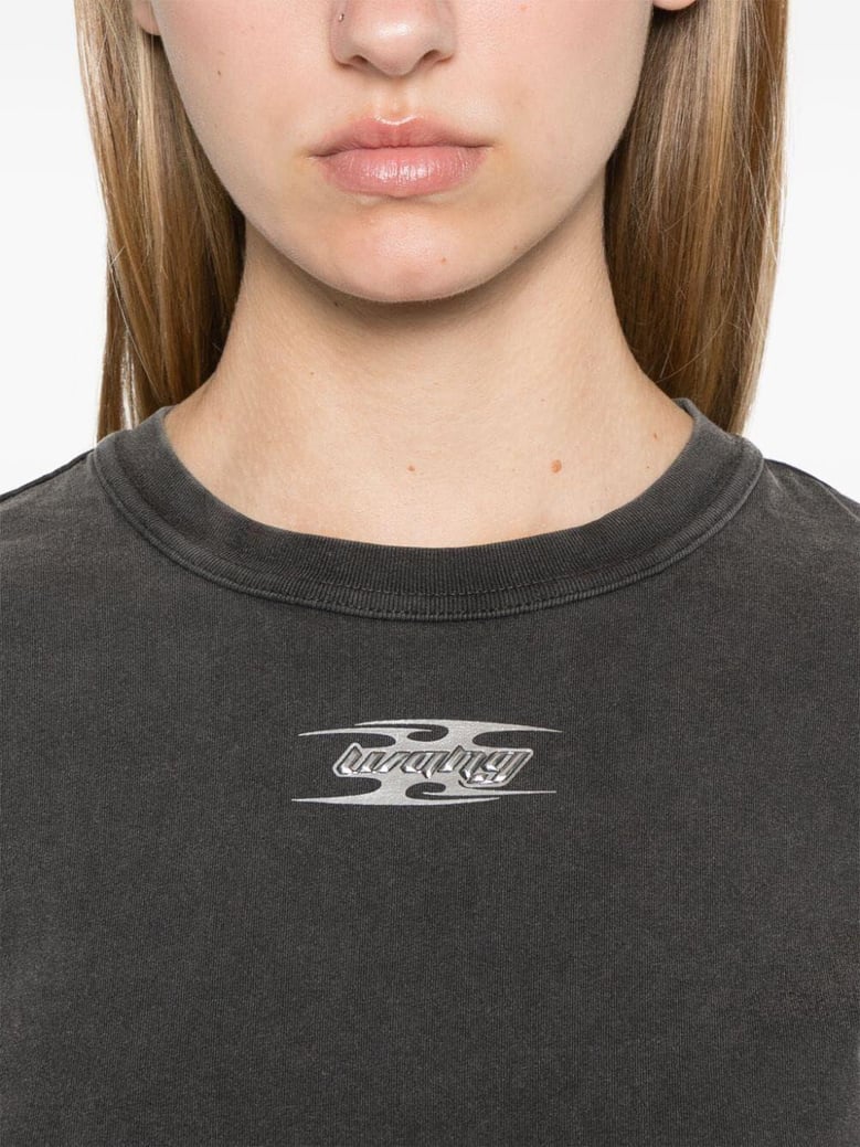 dark grey cotton t-shirt by Selfnex