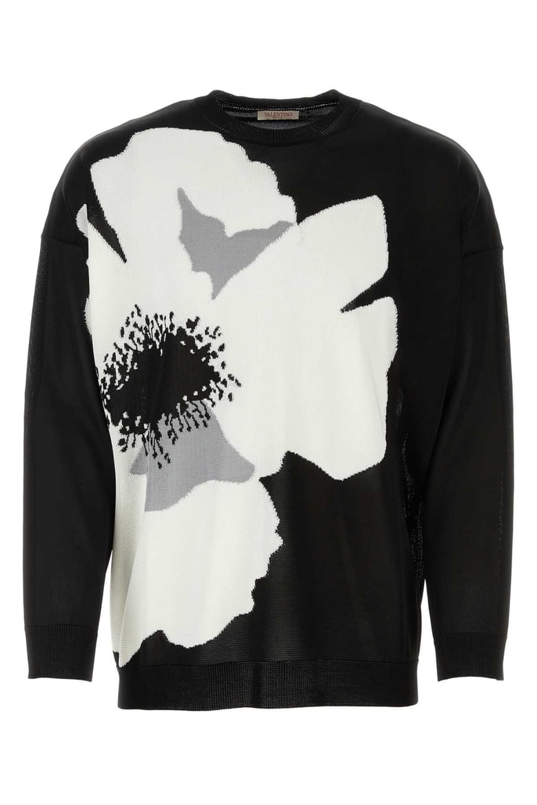 black viscose sweater by Selfnex