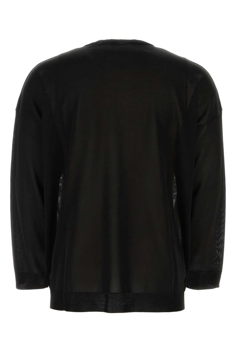 black viscose sweater by Selfnex