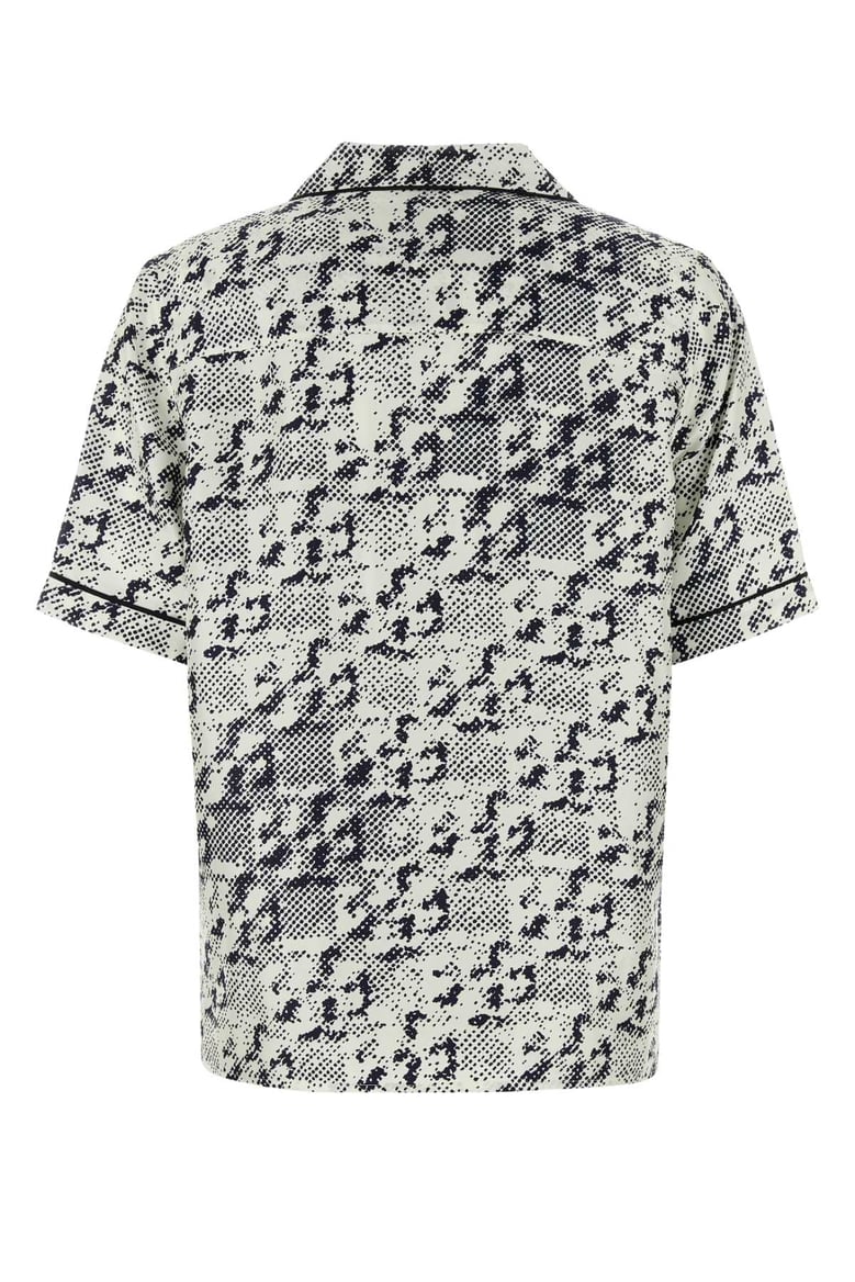 printed silk shirt by Selfnex
