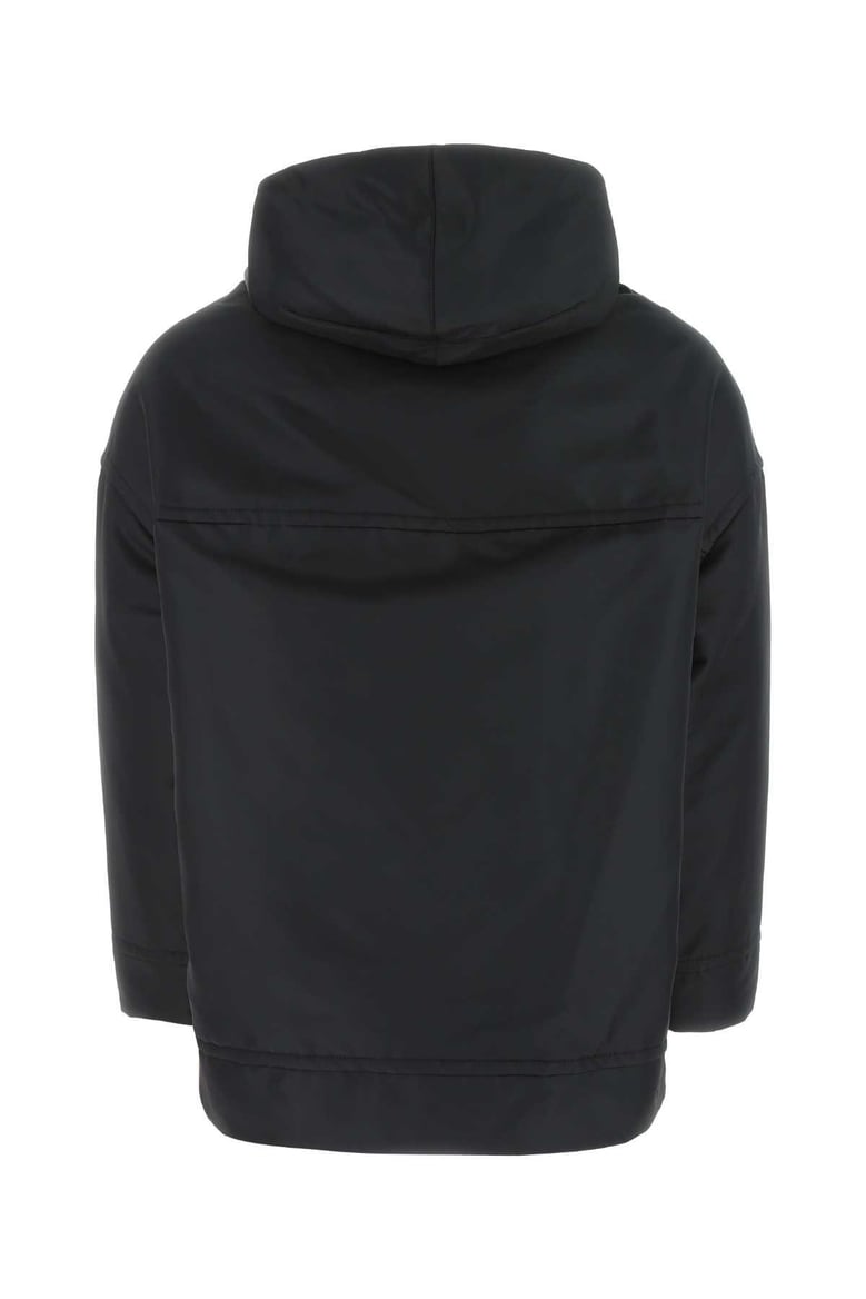 black nylon sweatshirt by Selfnex