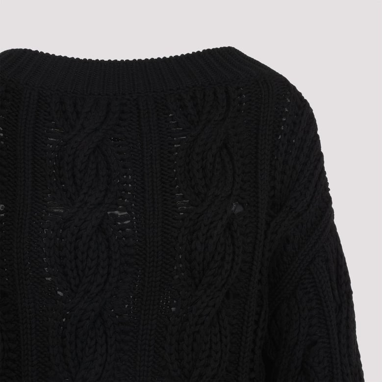 black wool sweater by Selfnex