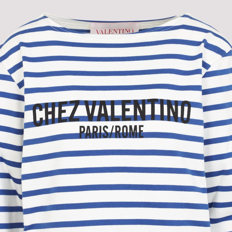 embroidered cotton t-shirt by Selfnex