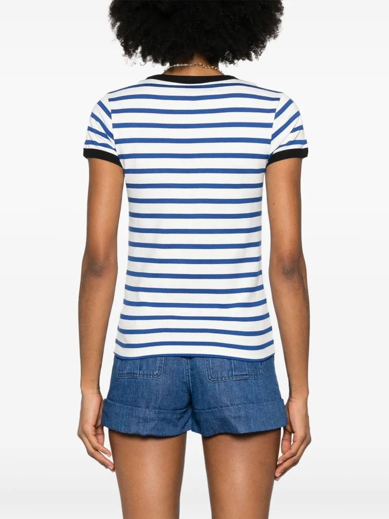 embroidered cotton t-shirt by Selfnex