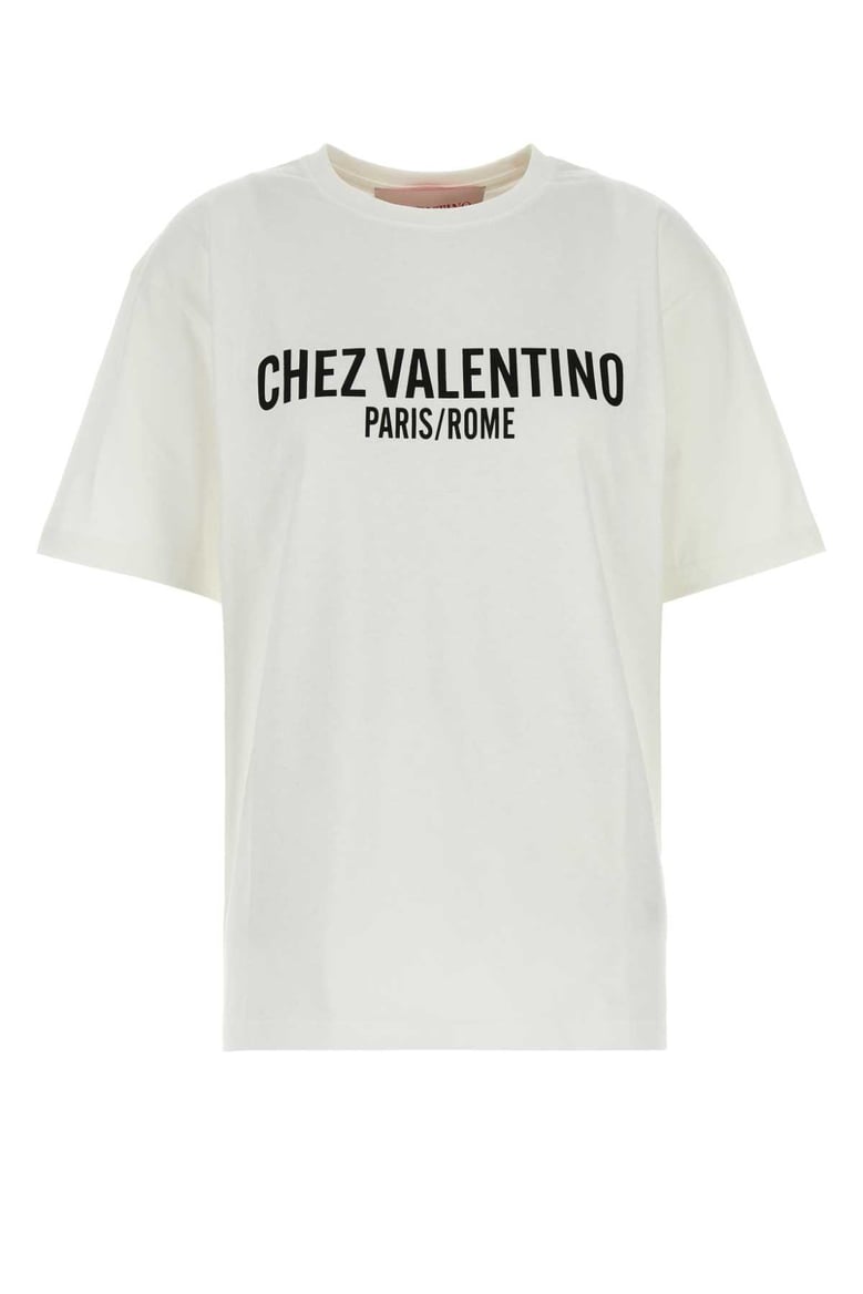white cotton t-shirt by Selfnex