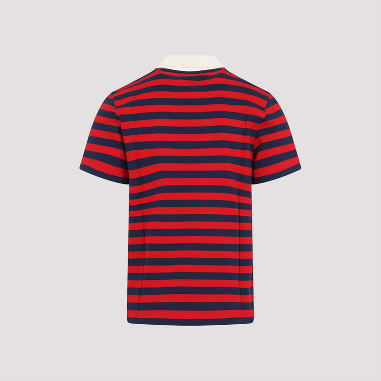 embroidered piquet polo shirt by Selfnex