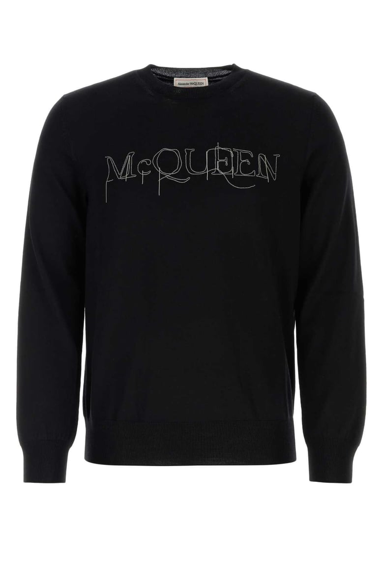 black wool sweater by Selfnex