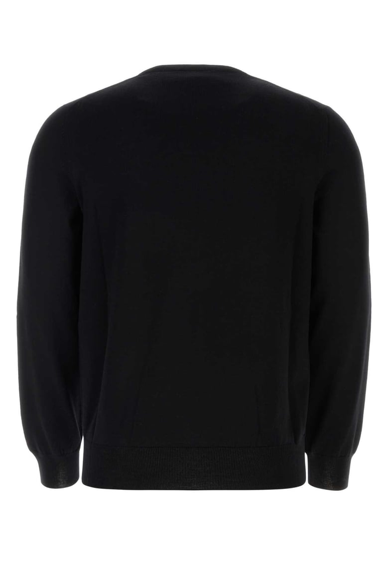 black wool sweater by Selfnex
