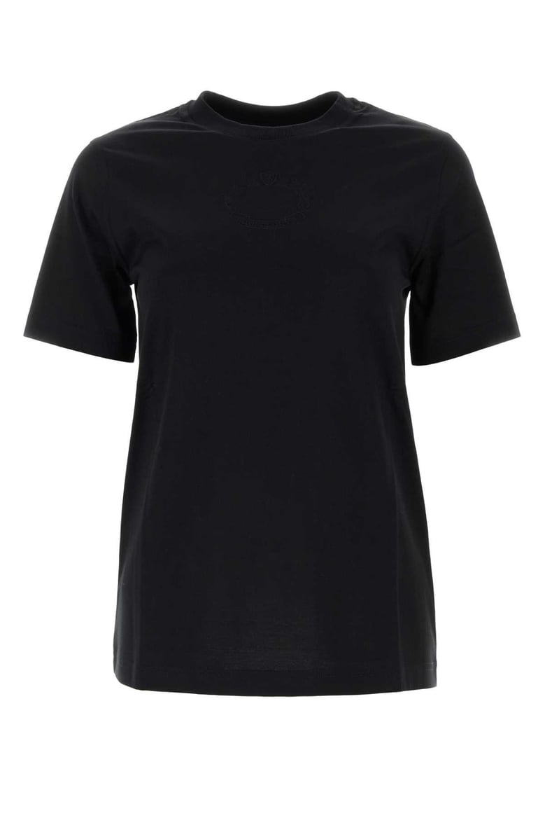 black cotton t-shirt by Selfnex