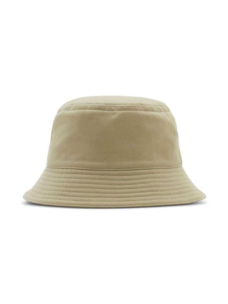 khaki cotton bucket hat by Selfnex