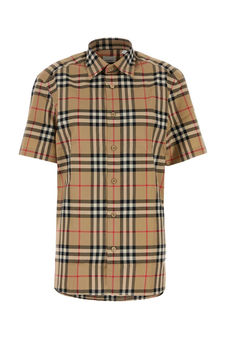 embroidered poplin shirt by Selfnex
