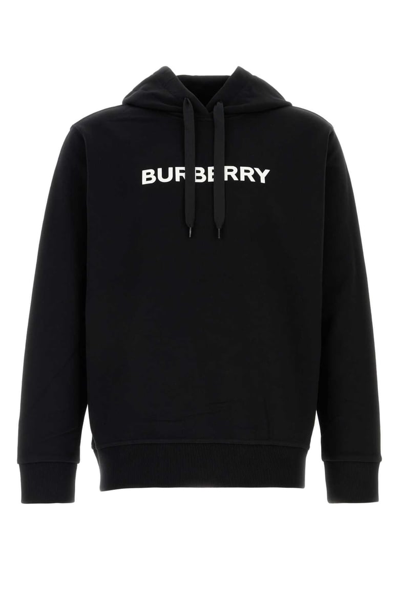 black cotton sweatshirt by Selfnex