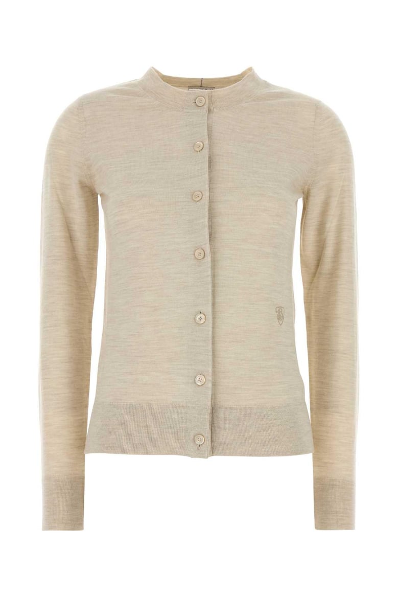 sand wool cardigan by Selfnex