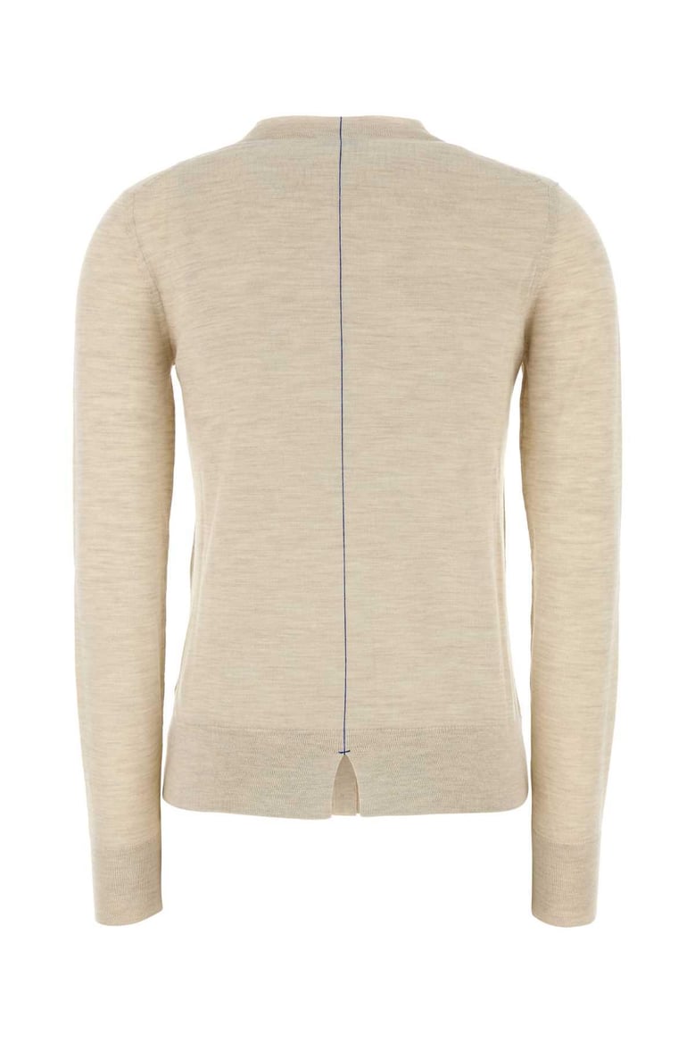 sand wool cardigan by Selfnex