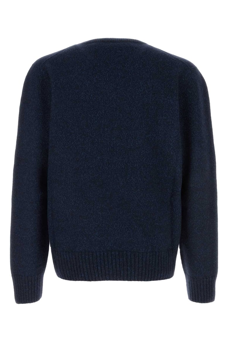 melange wool blend sweater by Selfnex