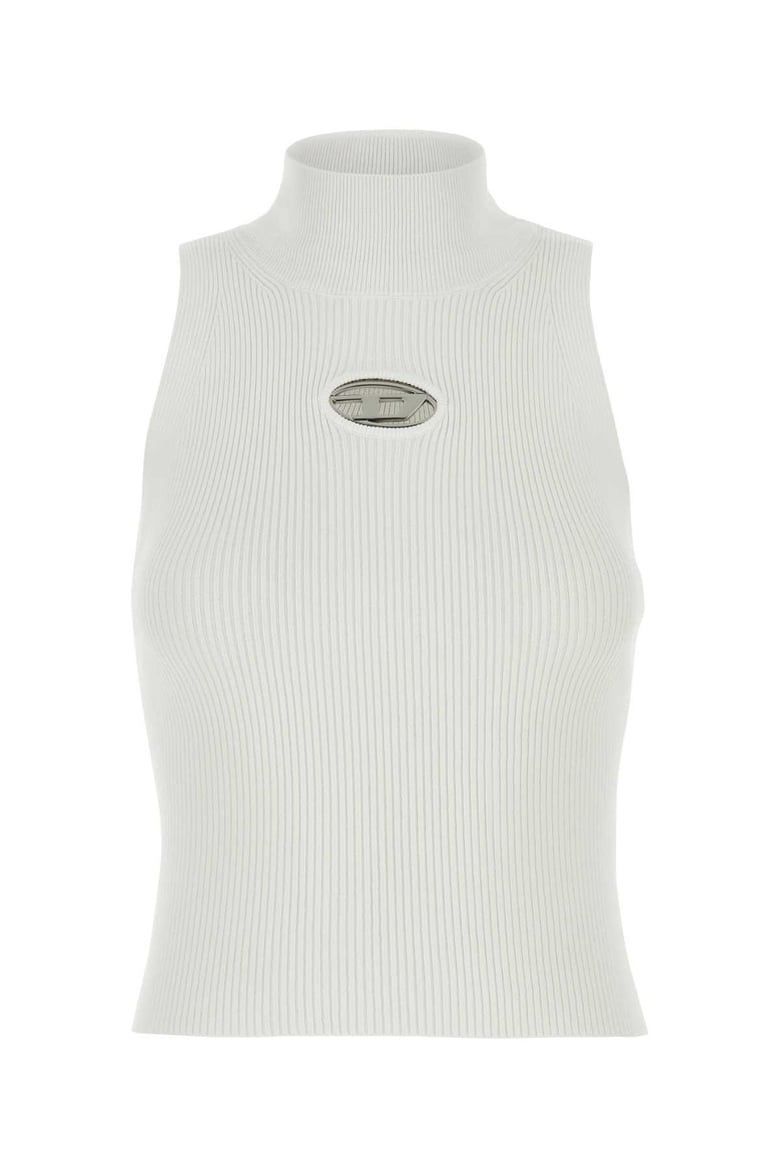 white viscose blend m-onervax top by Selfnex